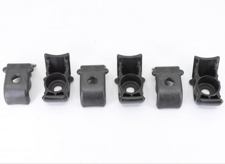 CVT weight holder clamps for CF Moto CForce/UForce 450–1000, six black plastic pieces