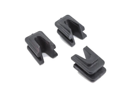 CVT nylon slider set for CF Moto CForce/UForce 450-1000, black plastic by DGT Agri, 3 pieces