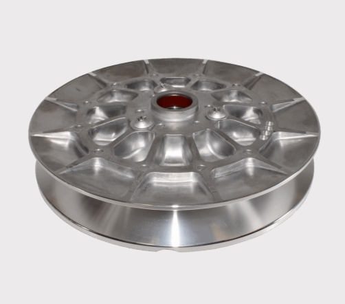 Secondary Driven Clutch for Polaris Ranger 902/XP 1000 by DGT Agri, metallic silver component
