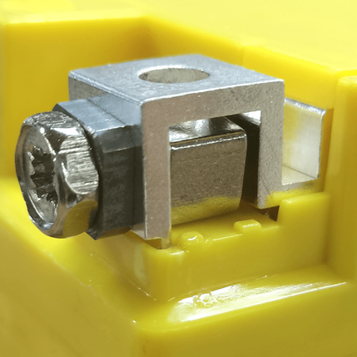 MBTX24U Motobatt battery terminal clamp on yellow case