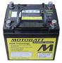Motobatt MBTZ26RHD battery by DGT Agri, black AGM quad-flex with yellow label