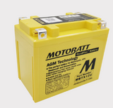 Motobatt MBTX12U yellow AGM motorcycle/ATV battery