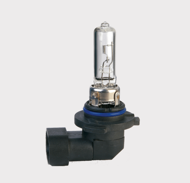 HB3 12V 60W ATV bulb by DGT Agri with black plastic base and blue O-ring