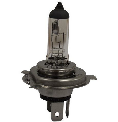 H4 Narva 12V 35/35W ATV bulb PX43T, clear glass, metal base