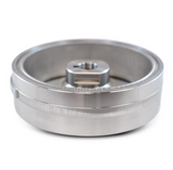 Flywheel by DGT Agri, metallic silver finish, for Suzuki LTA400/LTF400 and Arctic Cat 375/400