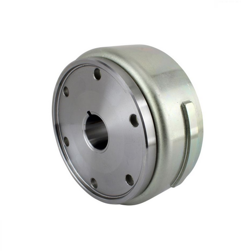 Flywheel for Yamaha YFZ450 (2004–2013), silver metal component