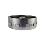 Flywheel for Yamaha YFZ450R/YFZ450X, metallic silver finish
