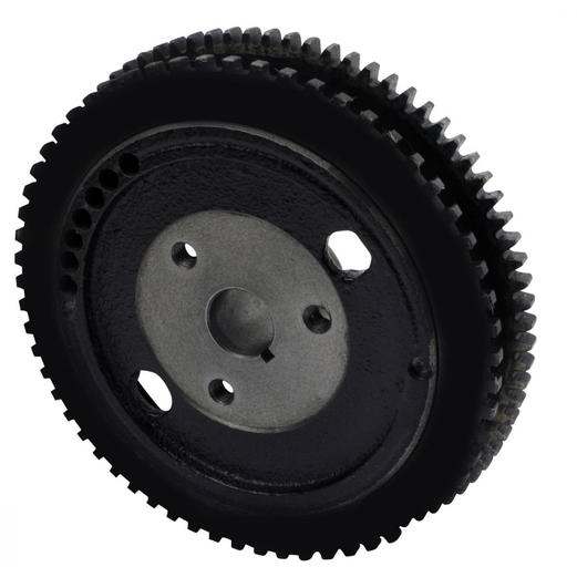 Flywheel for Polaris Ranger/Sportsman/RZR 800, black metal gear with toothed rim