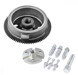 Flywheel Kit + Puller by DGT Agri for Polaris ATP 500 & more, includes gear flywheel, puller hub, mounting plate and bolts