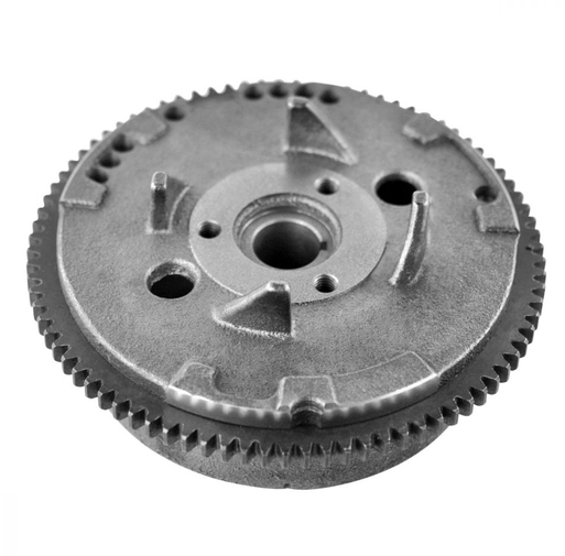 Flywheel kit and puller for Polaris ATP 500, metal gray gear with teeth