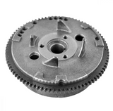 Flywheel kit and puller for Polaris ATP 500, metal gray gear with teeth