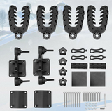 Gun Rack Graspur Double kit for Can-Am Outlander by DGT Agri; four curved clamps with mounting hardware