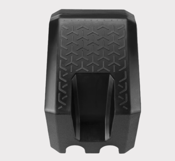 Gun Holder Rack – Universal UTV, black plastic with a textured surface, by DGT Agri