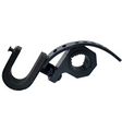 Gun Rack – Universal UTV aluminium mount, black finish, clamp-style gun holder.