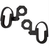 Gun rack - universal UTV clamps, aluminium, 2-pack, by DGT Agri