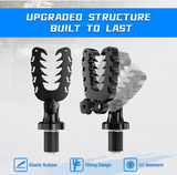 Pair of Tool/Gun racks by DGT Agri for Polaris Ranger/General, black, adjustable mounting with multi-prong holder