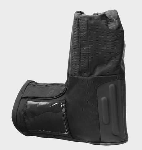 Handlebar Mittens – Universal Moulded, black DGT Agri with zip pocket