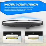 Rear View Mirror – Polaris Ranger by DGT Agri; wide-angle convex mirror with black frame, shown with two inset views.