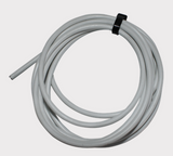 Cord Kit – Trax LifeGuard by DGT Agri, white coiled cable with black zip tie