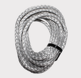 Cord Kit – Trax LifeGuard by DGT Agri, braided silver rope coil with black end strap.