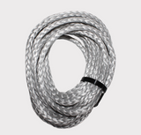 Trax LifeGuard Refurb Kit rope, braided silver rope by DGT Agri, coiled with a black band