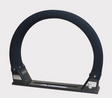 LifeGuard CPD & Mounting – Trax, black padded arch on metal mounting base.