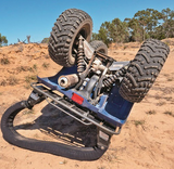 LifeGuard CPD & Mounting – Trax by DGT Agri, blue unit with large rugged off-road tires