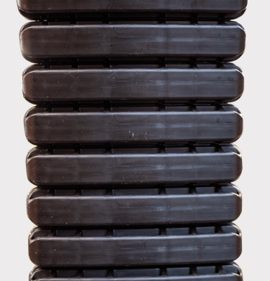 LifeGuard CPD & Mounting Trax, black modular track segments by DGT Agri