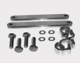 DGT Agri Mounting Kit Standard – Trax QuadGuard, metal silver finish: 2 mounting bars, 4 bolts, 6 washers, 2 U-clamps