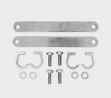 Mounting Kit Standard – Trax QuadGuard by DGT Agri; two metal mounting bars, four U-brackets, bolts and washers.