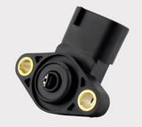 DGT Agri angle sensor for Honda TRX/Pioneer 500, black plastic housing with brass mounting holes.