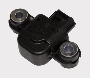 Angle sensor for Honda TRX420/TRX500, black plastic housing with two metal mounting bosses.