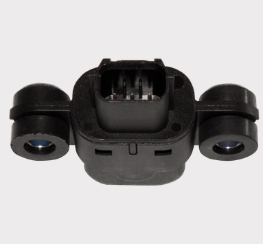 Angle sensor for Honda TRX420/TRX500, DGT Agri 35160-HR0-F01, black plastic with central multi-pin connector