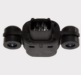 Angle sensor for Honda TRX420/TRX500, DGT Agri 35160-HR0-F01, black plastic with central multi-pin connector