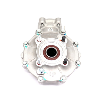 Rear differential complete for Honda TRX350/400 ATV (2000–2007), metal housing with bolt studs.