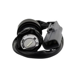 Ignition key switch and lock set with metal tumbler and gray connector for CFMOTO CForce 400-1000