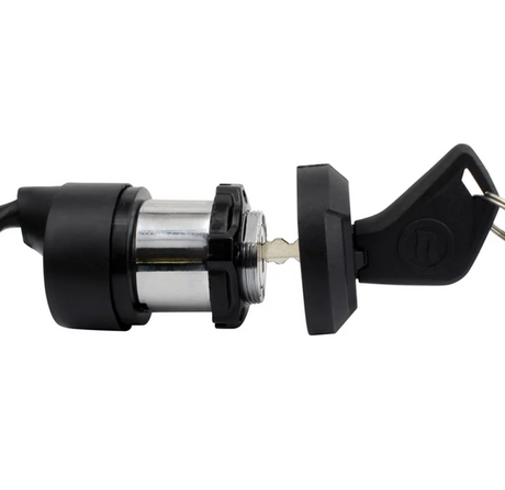 Ignition key switch and lock set for CFMOTO CForce 400-1000 (2021–2026); DGT Agri with metal cylinder and black housing