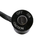 Ignition key switch, black with OFF/ON markings, for Yamaha YFM90/YFM110 Raptor (2016-2025) by DGT Agri