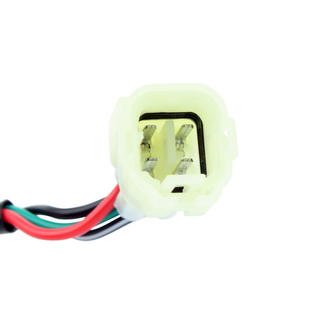 Ignition key switch 2-position connector for Arctic Cat 90/KFX90, DGT Agri, with red, green, black, white wires