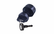 Ignition key switch - 3-position, black plastic housing with metal key for Arctic Cat 400-1000 ATV (2008-2021)