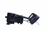 Ignition key switch (2-position) by DGT Agri with key inserted for Suzuki LTZ90 QuadSport.