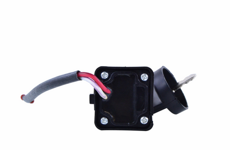 Ignition key switch – 2-position for Suzuki LTZ90 QuadSport, black plastic housing with wiring harness (DGT Agri)