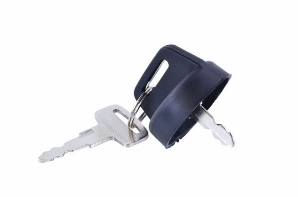 Ignition Key Switch – 2-Position – Suzuki LTZ90 QuadSport with two keys, black housing