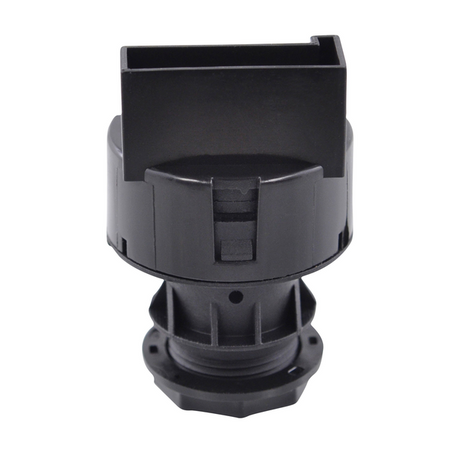 Ignition key switch, 4-position, black plastic, DGT Agri for Polaris Ranger/Sportsman/RZR