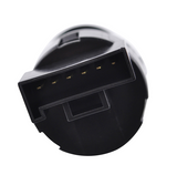 DGT Agri ignition key switch, 4-position, black plastic with multi-pin connector for Polaris Ranger Crew/Sportsman/RZR