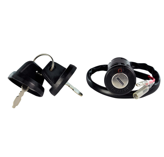 Ignition key switch set with two keys and wiring harness for Honda TRX300EX Sportrax (1993–2006) by DGT Agri