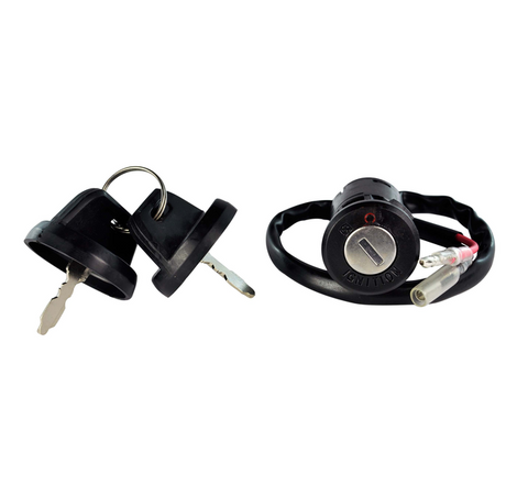 Ignition key switch set with two keys and wiring harness for Honda TRX300EX Sportrax (1993–2006) by DGT Agri