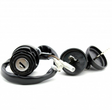 DGT Agri ignition key switch kit for Kawasaki KLF300 Bayou C Euro, black housing with wiring harness.