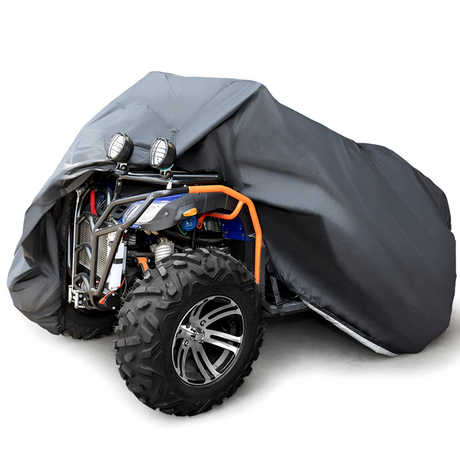 DGT Agri large gray ATV cover for storage, fits 100 x 43 x 47 in