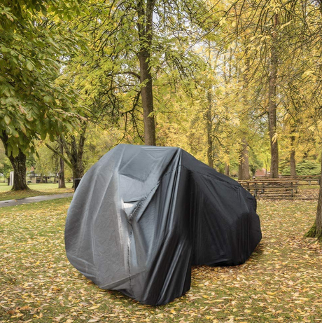 ATV Cover Large by DGT Agri, gray and black, fits 100 in x 43 in x 47 in ATV.